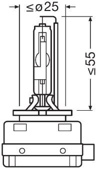 Xenon D3R Lampen – 12/24V, 35W, PK32d-6 von Osram und Philips, ideal für reflektorbasierte Scheinwerfer