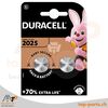 Duracell CR2025 Lithium Knopfzelle Batterie 3V, 126 mAh, 1 Stück, 2er Blister