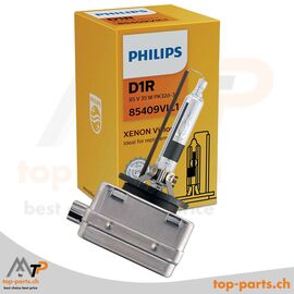 Philips D1R Vision Xenon 85409VIC1, 12/24V, 35W, in Originalverpackung, PK32d-3, ideal für reflektorbasierte Scheinwerfer