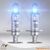 OSRAM H1 Cool Blue Intense Halogenlampe, 12V, 55W, P14.5d-Sockel, 5000K – modernes, stilvolles Licht für Klarglasscheinwerfer. 2 Stück