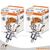 OSRAM Original H4 Halogenlampen 12V 60/55W, 2er Set, mit Verpackung, P43t Sockel, 3200K