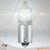 Eingeschaltete Osram H6W Original Signallampe 12V 6W BAX9s ohne Verpackung, helles Licht für Kennzeichen und Signalleuchten