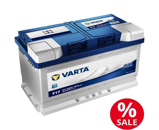 Varta F17 80Ah 740A   580 406 074,  Zum Sparpreis, Best Deal, Rabatt, topparts,  top-parts.ch