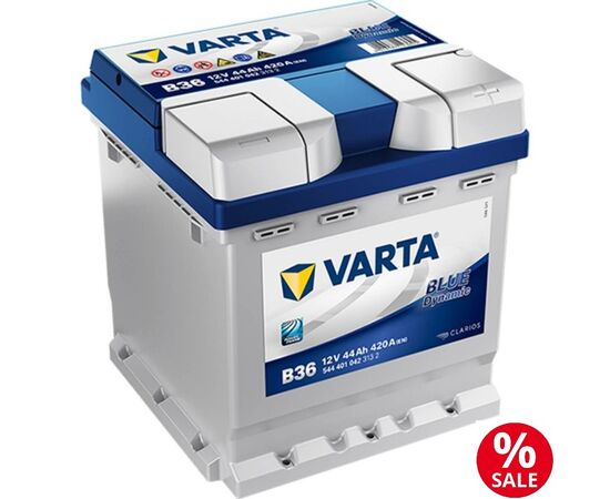 Varta, B36, 44Ah,  544 401 042,  Zum Sparpreis,  Best Deal Rabatt, topparts, top-parts.ch