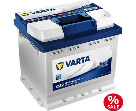 Varta C22 52Ah, 552 400 047,  Zum Sparpreis,  Best Deal Rabatt, topparts, top-parts.ch