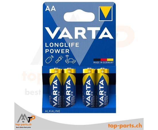 Varta  4906-04B Longlife Power AA Mignon Alkaline Batterie