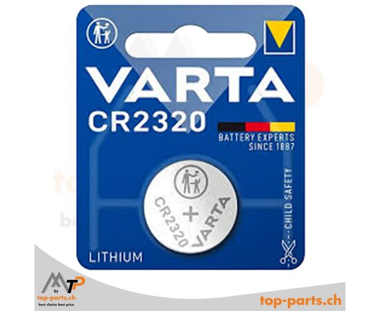 Varta CR2320 Lithium-Knopfzelle, 3V, 135 mAh
