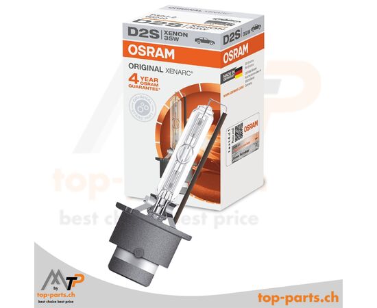 Osram XENARC® D2S Original 66240, 12/24V, 35W, P32d-2, bis 4500K, mit Verpackung