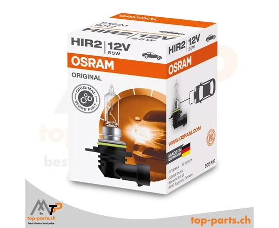 Osram HIR2 Original 9012 Halogenlampe - Verpackung, PX22D Sockel, 12V/55W