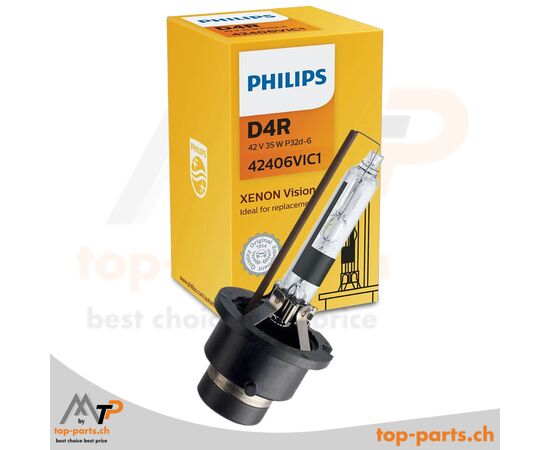 Philips Xenon D4R Vision Lampe 42406VIC1, 35W, 42V, P32d-6, 4500K, mit Verpackung