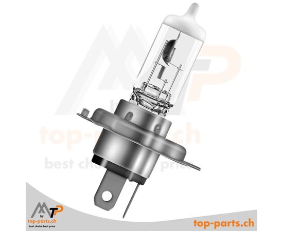 Osram H4 Ultra Life Halogenlampe 12V 60/55W, ohne Verpackung, P43t Sockel, 3200K