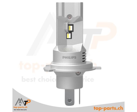 Philips H4 LED Ultinon Pro6000 Boost Gen2 +300% ohne Verpackung, 5800K, 12V, P43t-38, Einzelstück