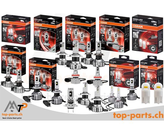 Osram NIGHT BREAKER Familie mit Strassenzulassung - Mehr erfahren....
