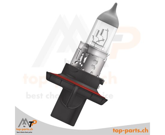 Osram H13 Original Halogenlampe 12V 65/55W P26.4t ohne Verpackung, langlebige und leistungsstarke Beleuchtung für Fahrzeuge, 3200K warmweißes Licht