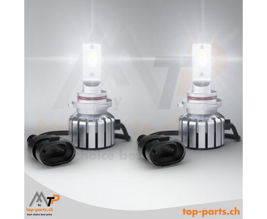 Osram HIR2/HB4 LEDriving HL BRIGHT +300% 6000K, P22d/PX22d Sockel, eingeschaltet, 2er Set, ohne Verpackung, 9006DWBRT-2HFB