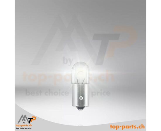 Osram T4W Original Kugellampe 12V 4W BA9s ohne Verpackung, robuste und effiziente Ersatzlampe