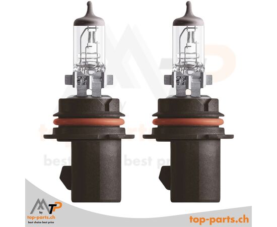 Osram HB5 Original Halogenlampe 12V 65/55W PX29t ohne Verpackung, langlebige Beleuchtung für Fahrzeuge, 3200K warmweißes Licht