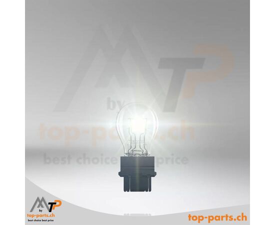 Osram P27/7W Original Kugellampe 12V 27/7W W2.5x16q ohne Verpackung, hochwertige Ersatzlampe für Standardanwendungen
