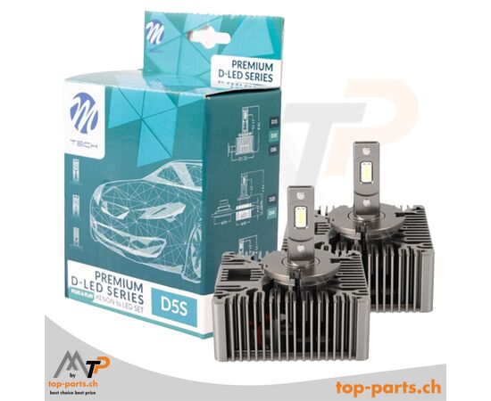 M-Tech D5S LED Plug & Play D-Series Canbus Premium 6000K Duobox