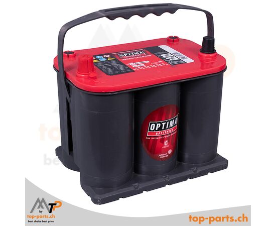 Optima RedTop RT S 3.7L AGM Starterbatterie 12V 44Ah 730A